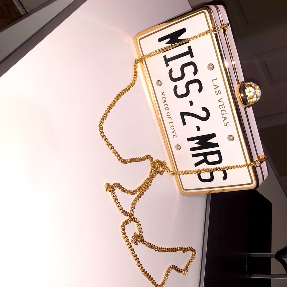 ALDO BRIDAL MISS-2-MRS CLUTCH!
